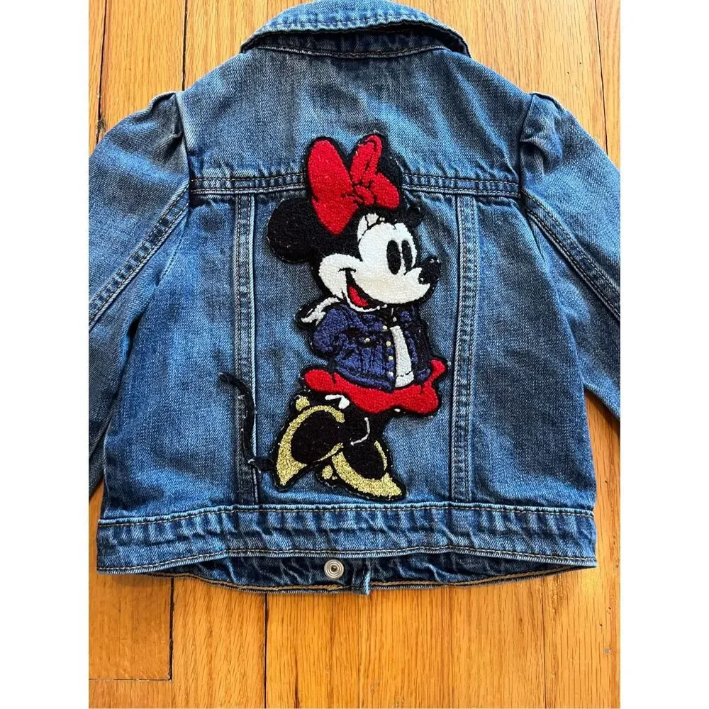 Minnie Gap Disney jeans‎ jacket toddler girls 3 yrs old